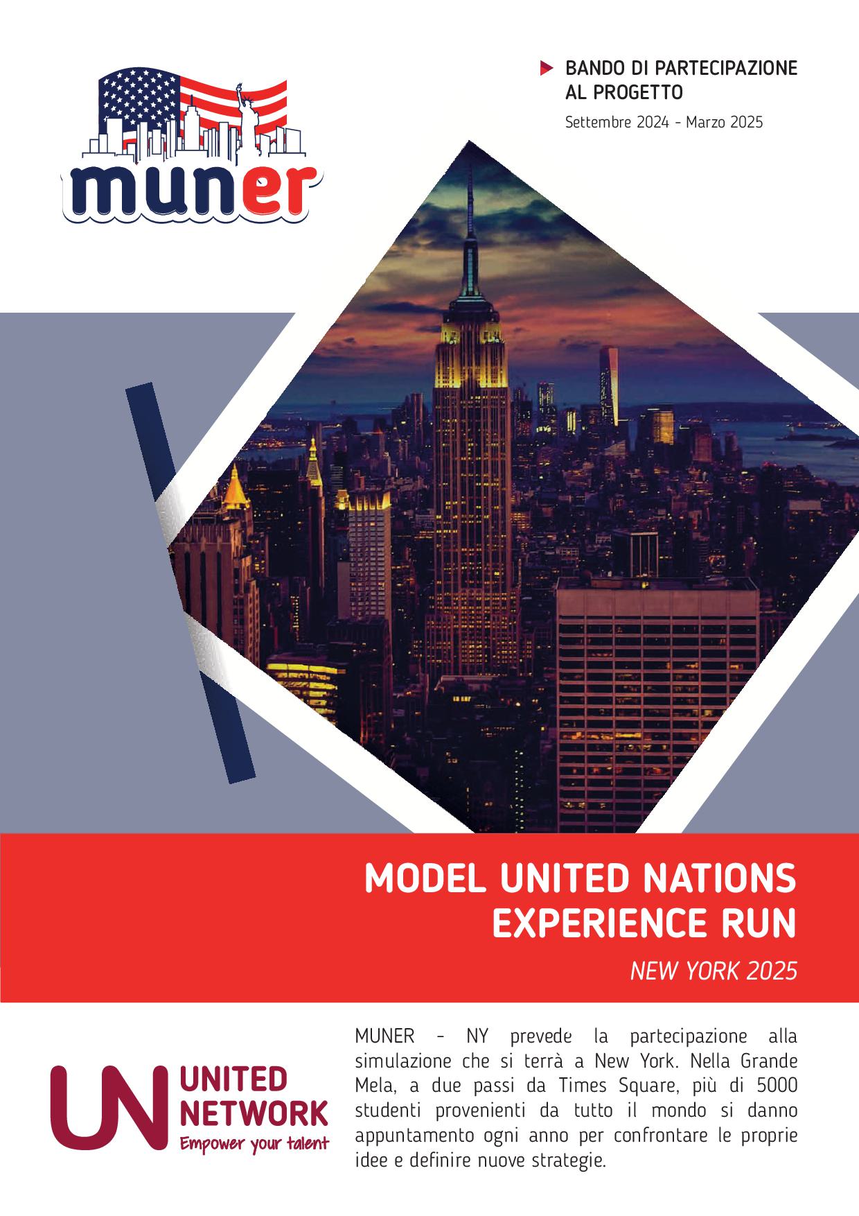 Presentazione progetto MUNER New York 2025