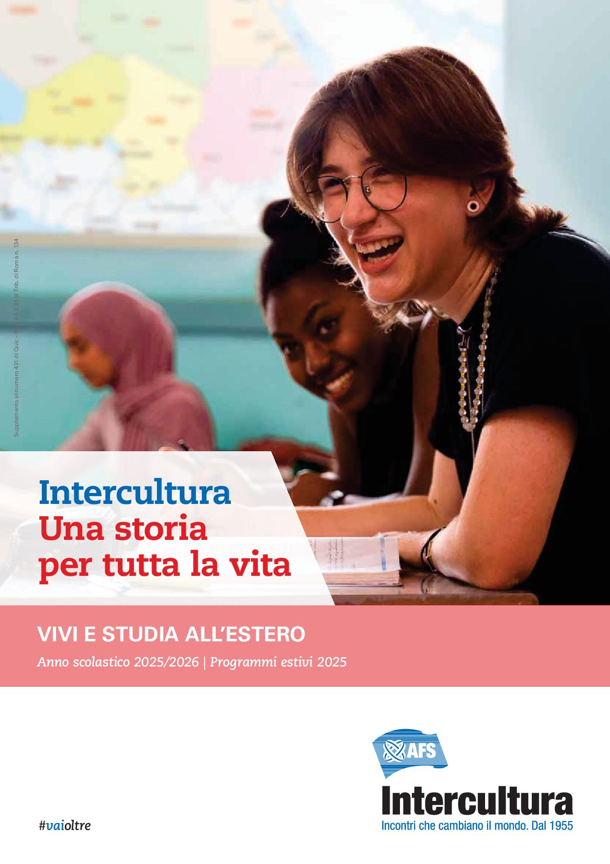 INTERCULTURA – Informativa agli studenti interessati e alle loro famiglie